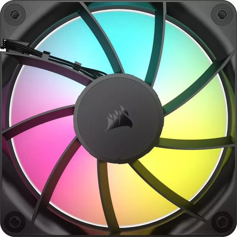 Ventilator Corsair RS120 ARGB computerbehuizing 12 cm zwart