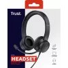 Trust Ayda headset bedraad hoofdband gesprekken/muziek zwart
