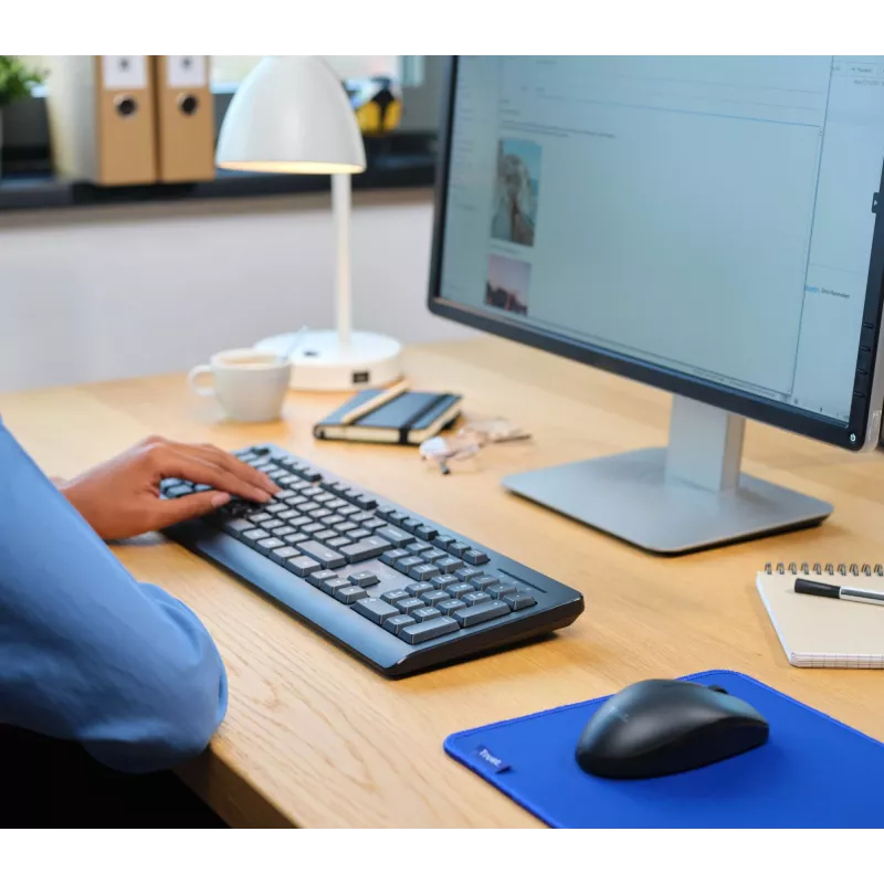 Trust Primo toetsenbord muis inbegrepen office RF draadloos QWERTZ Duits zwart