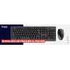 Trust Primo toetsenbord muis inbegrepen office RF draadloos QWERTZ Duits zwart