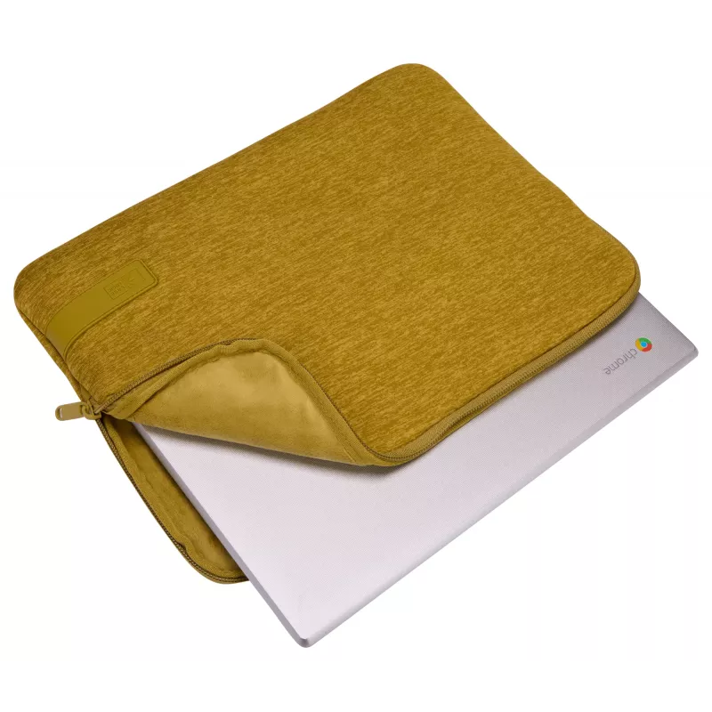 Case Logic Reflect REFPC-113 laptopsleeve 13,3 inch (33,8 cm), traagschuim, polyester, mat goud