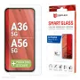 Displex smart glass (9H) voor Samsung Galaxy A36/A56, montagesticker, onbreekbaar