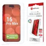 Displex displayschermfolie + hoes voor Apple iPhone 16 Pro Max, Eco montageframe, krasbestendig