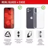 Displex displayschermfolie + hoes voor Apple iPhone 16 Pro Max, Eco montageframe, krasbestendig