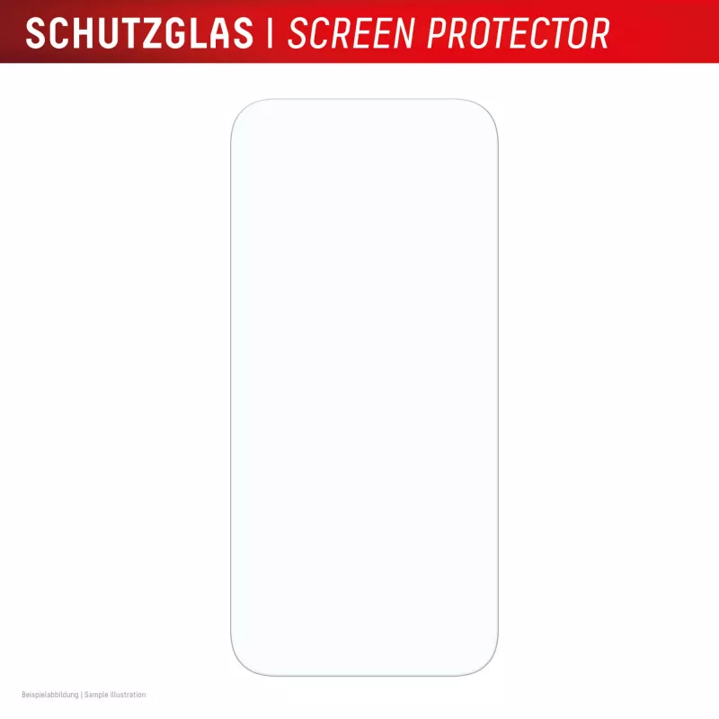 Displex displayschermfolie + hoes voor Apple iPhone 16 Pro Max, Eco montageframe, krasbestendig
