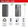 Displex Real Glass + hoesje set voor Samsung Galaxy S24 FE, 02052