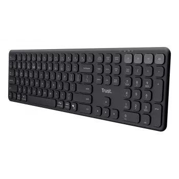 Trust Vaiya toetsenbord thuis/kantoor RF draadloos + Bluetooth QWERTZ Duits zwart