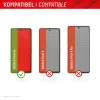 Displex displayschermfolie (10H) voor Google Pixel 8a, Eco montageframe, krasbestendig