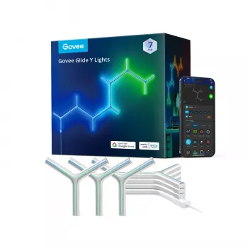 Govee Glide RGBIC Y Lights slimme wandlamp Wi-Fi/Bluetooth 72 W