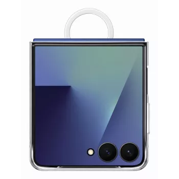 Beschermhoes voor Samsung Galaxy Z Flip7 van Samsung — transparant, model EF-QF766CTEGWW