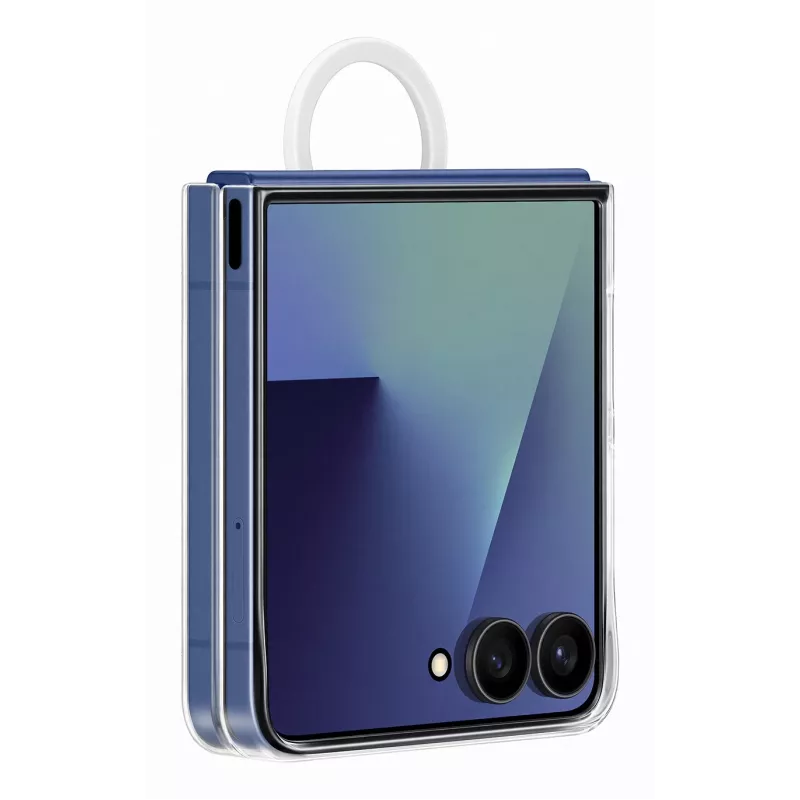 Beschermhoes voor Samsung Galaxy Z Flip7 van Samsung — transparant, model EF-QF766CTEGWW