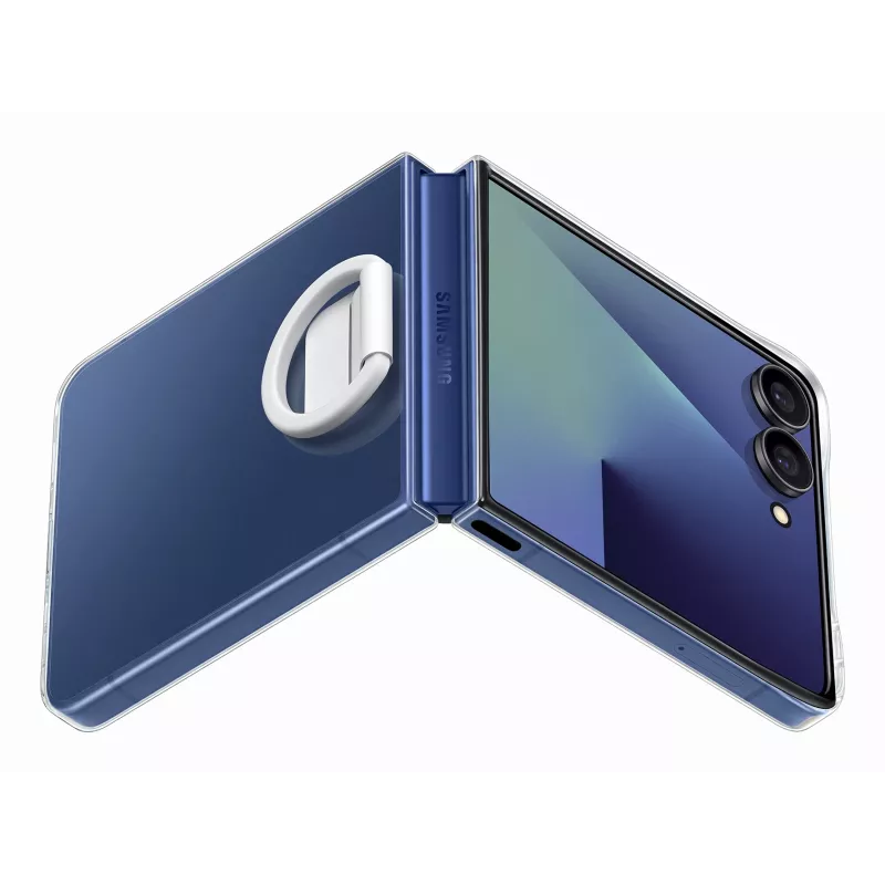 Beschermhoes voor Samsung Galaxy Z Flip7 van Samsung — transparant, model EF-QF766CTEGWW