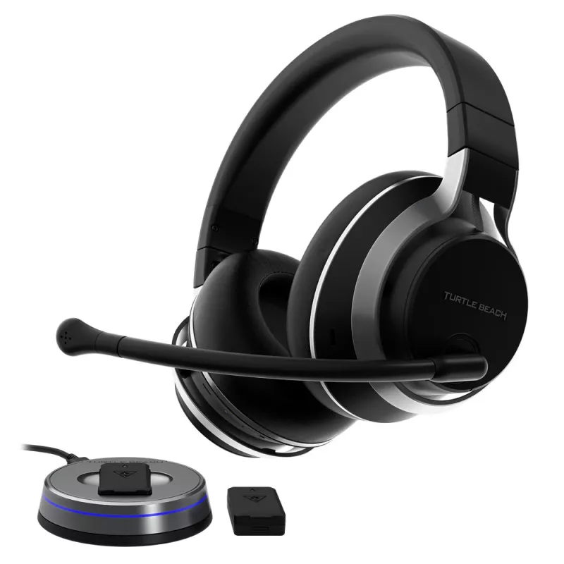 Turtle Beach Stealth Pro multiplatform draadloze active noise-cancelling Bluetooth gaming-headset voor PS5, PS4, PC