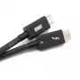 Thunderbolt-kabel OWC OWCCBLTB4C2.0M 2m 40 Gbit/s Zwart