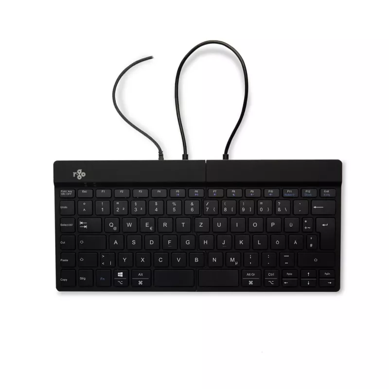 R-Go Tools Ergonomic toetsenbord R-Go Split Break v2 with break software, ergonomisch split toetsenbord, QWERTZ (DE), Wired, zwart