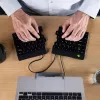 R-Go Tools Ergonomic toetsenbord R-Go Split Break v2 with break software, ergonomisch split toetsenbord, QWERTZ (DE), Wired, zwart