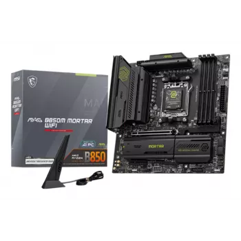 MSI MAG B850M MORTAR WIFI Moederbord AMD B850 Socket AM5 micro ATX