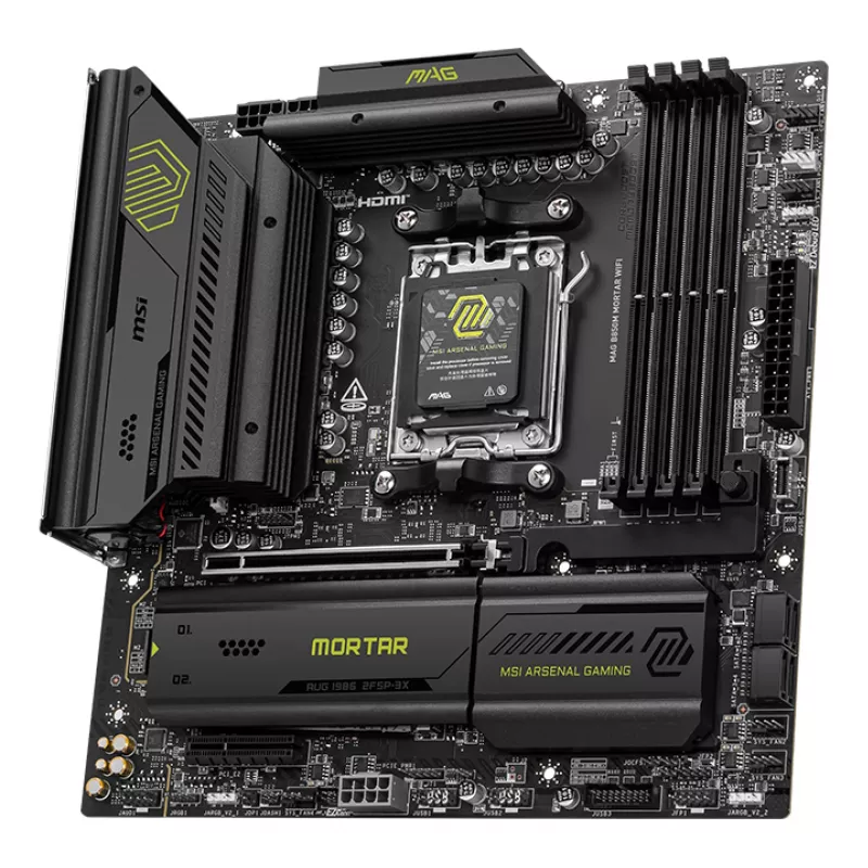 MSI MAG B850M MORTAR WIFI Moederbord AMD B850 Socket AM5 micro ATX