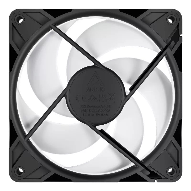 ARCTIC Freezer P12 Pro Reverse A-RGB - 3-pack behuizingsventilatoren 12 cm zwart 3 stuks