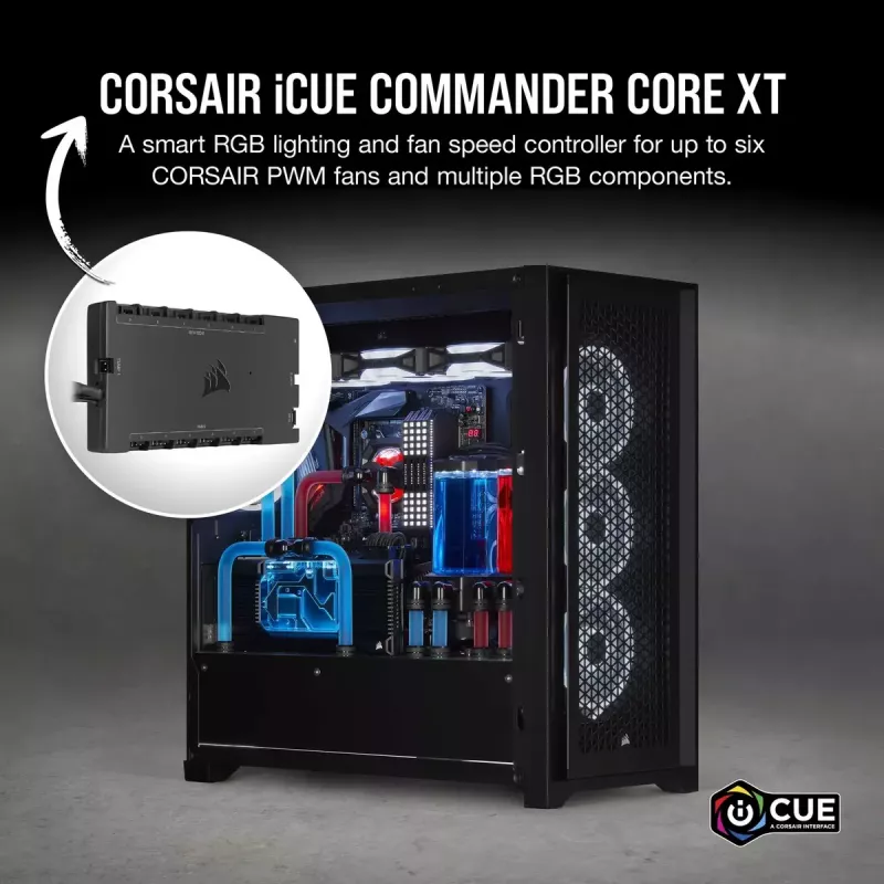 Ventilatorsnelheidsregelaar Corsair iCUE Commander Core XT