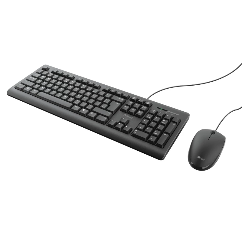 Trust Primo toetsenbord muis meegeleverd kantoor USB Duits zwart