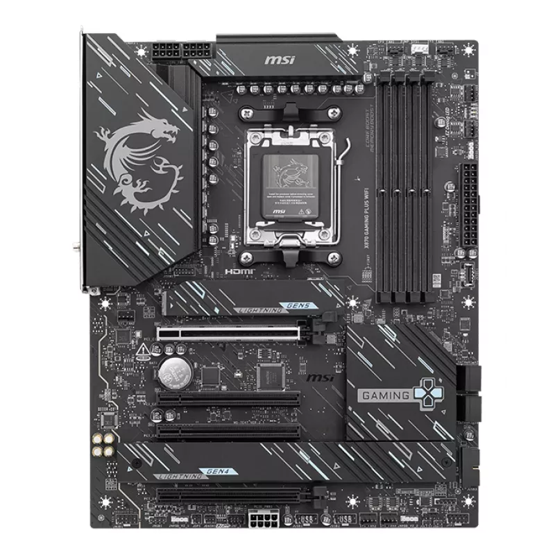 MSI X870 GAMING PLUS WIFI Moederbord AMD X870 Socket AM5 ATX