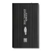 HDD/SSD-behuizing QOLTEC 51861 voor 2,5-inch SATA3-schijven, USB 3.0, zwart