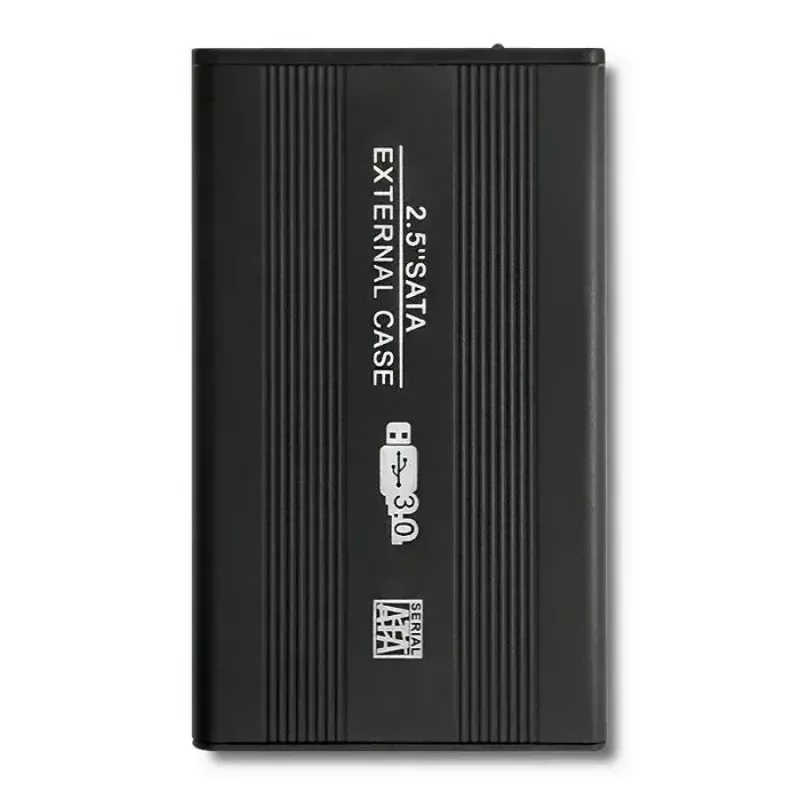 HDD/SSD-behuizing QOLTEC 51861 voor 2,5-inch SATA3-schijven, USB 3.0, zwart