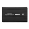 HDD/SSD-behuizing QOLTEC 51861 voor 2,5-inch SATA3-schijven, USB 3.0, zwart