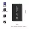 HDD/SSD-behuizing QOLTEC 51861 voor 2,5-inch SATA3-schijven, USB 3.0, zwart