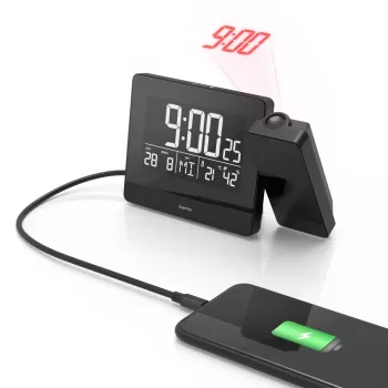 Hama Plus Charge digitale wekker zwart