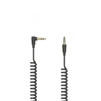 Audiokabel Hama Flexi-slim 1,5 m 3,5 mm stekker naar stekker zwart