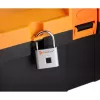 Technaxx slim hangslot met vingerafdruk, zilver