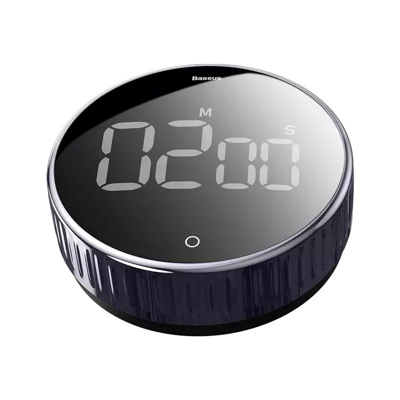 Dagelijkse timer Baseus Heyo Rotation countdown zwart digitaal