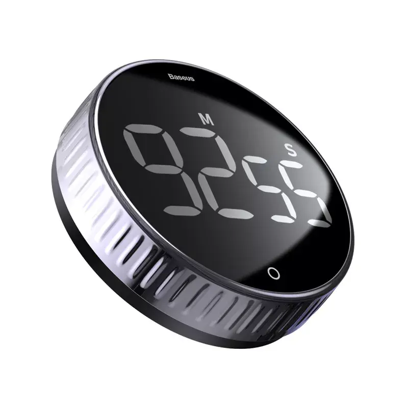 Dagelijkse timer Baseus Heyo Rotation countdown zwart digitaal