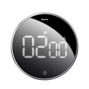 Dagelijkse timer Baseus Heyo Rotation countdown zwart digitaal