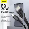 Lightning-kabel Baseus CATLGD-A01 2m zwart