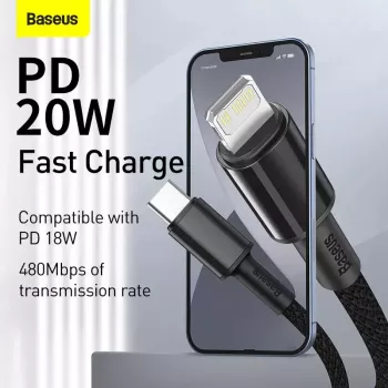 Lightning-kabel Baseus CATLGD-A01 2m zwart