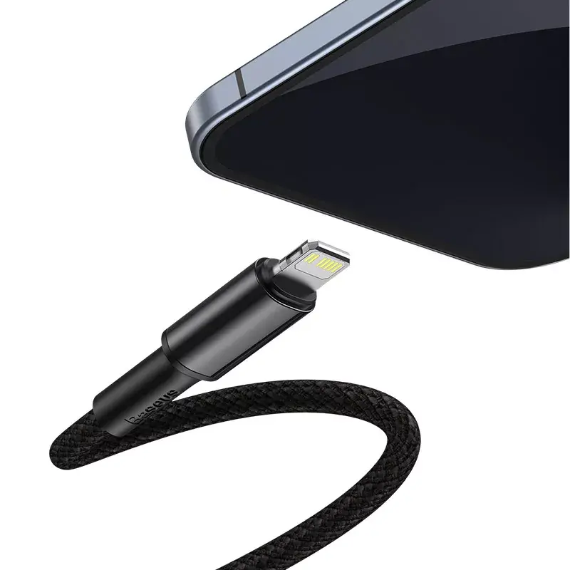 Lightning-kabel Baseus CATLGD-A01 2m zwart