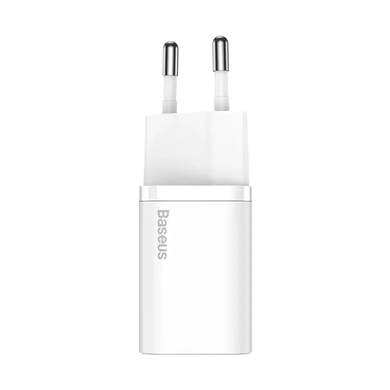 Baseus Super Si indoor-oplader wit snelopladen 12V 1xUSB-C
