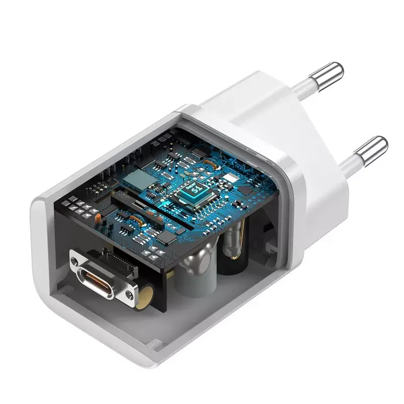 Baseus Super Si indoor-oplader wit snelopladen 12V 1xUSB-C