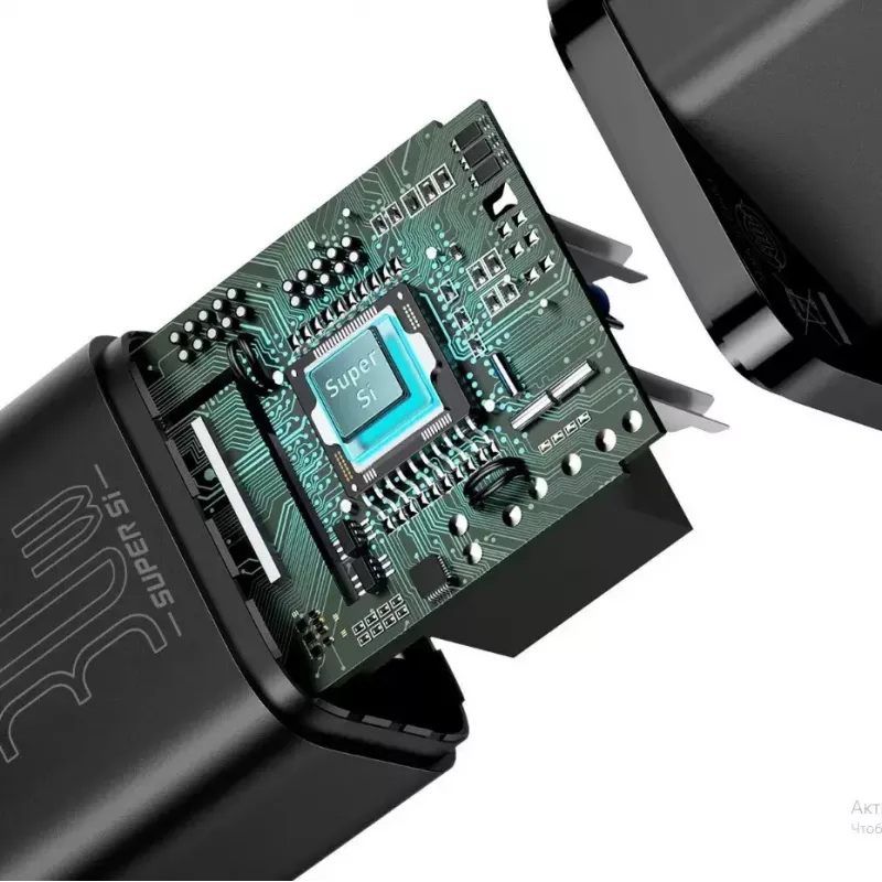Oplader voor mobiele apparaten Baseus CCSUPJ01 universeel zwart snelopladen