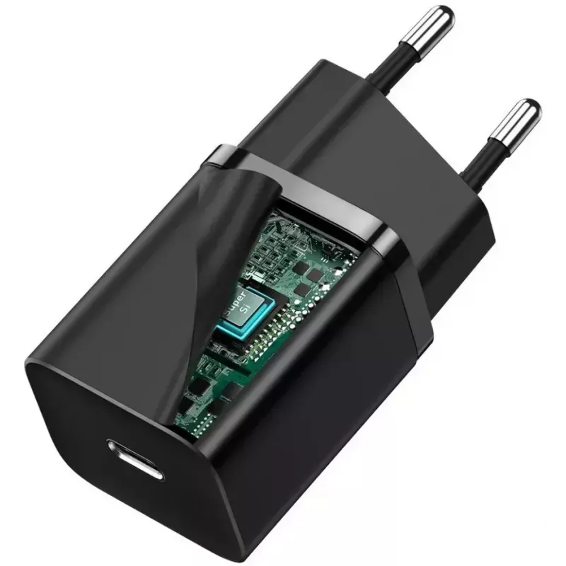 Oplader voor mobiele apparaten Baseus CCSUPJ01 universeel zwart snelopladen