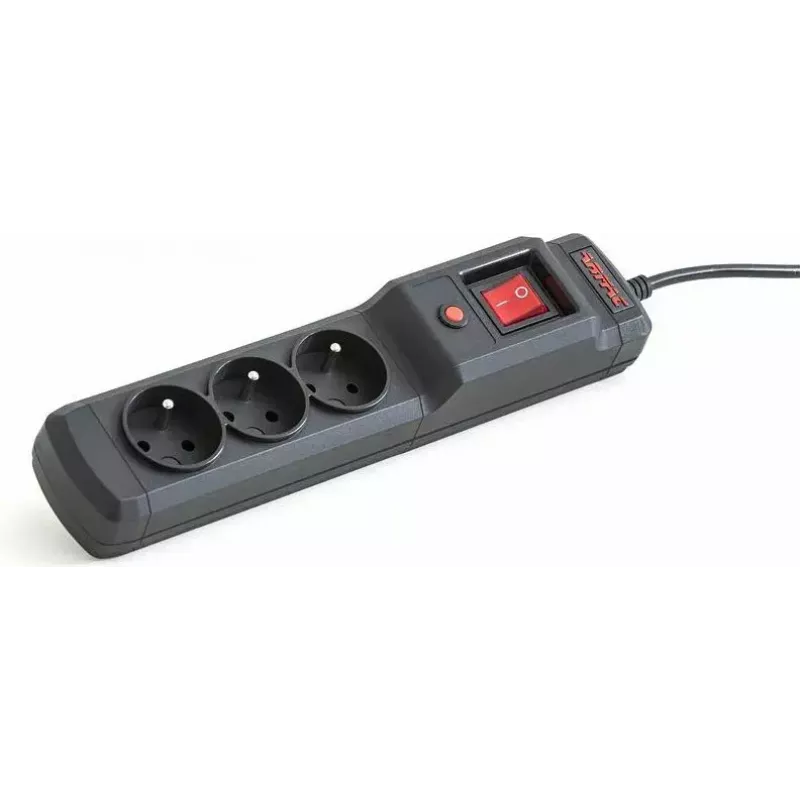 Stekkerdoos ARMAC Multi M3 — 3 stopcontacten, 5 m kabel, zwart