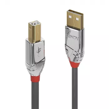 Lindy 2m USB 2.0 Type-A-naar-B-kabel, Cromo Line