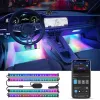 Govee RGBIC interieur-autolichten Smart Strip Light Bluetooth 30 cm