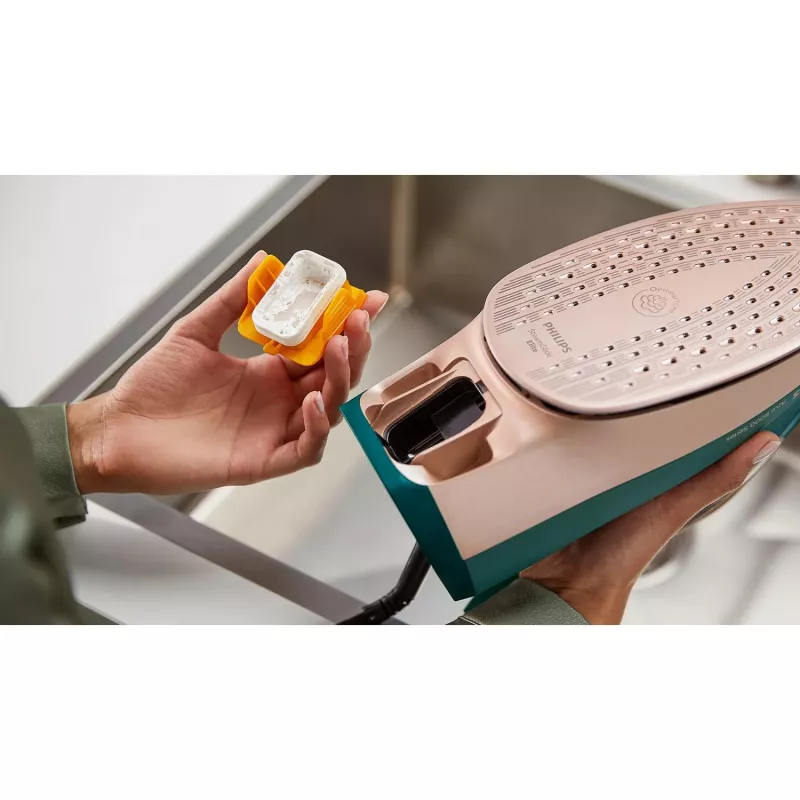 Stoomstrijkijzer Philips DST8030/70 – 3000 W, SteamGlide Elite-zoolplaat, 0,35 l watertank, 1,78 kg, verticale stoom, groen