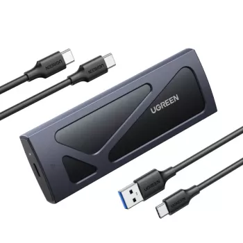 SSD-behuizing Ugreen 15512 M.2 10 Gbit/s zwart grijs