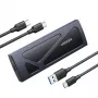 SSD-behuizing Ugreen 15512 M.2 10 Gbit/s zwart grijs