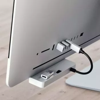 Satechi ST-TAUCS kabel-gender-changer USB-A USB-C zilver